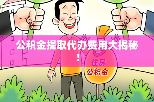仙游公积金提取代办费用大揭秘! 仙游公积金提取代办费用大揭秘!